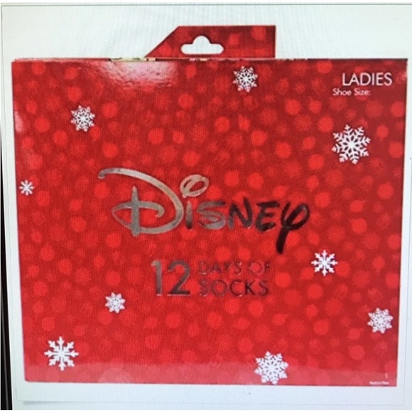 Disney Princess 2017 Advent 12 Days Of Socks Gift Set New - Picture 2 of 3